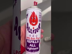 Aerosol Lighter Valve một inch kim loại thân butane khí bật bật lại van butane bật đèn van