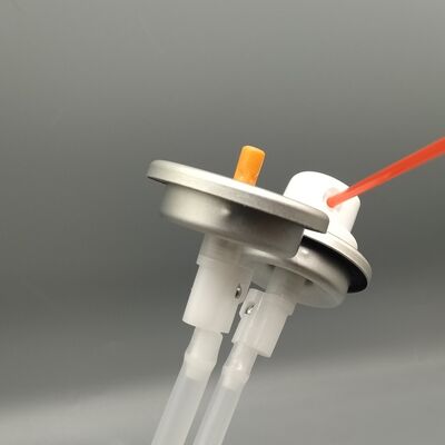 Mua Ống phun khí phun 360 độ đáng tin cậy cao với bộ điều khiển cho thuốc xịt ngăn cháy và bọt cách nhiệt với đầu ra khối lượng lớn nhất quán sản xuất trực tuyến