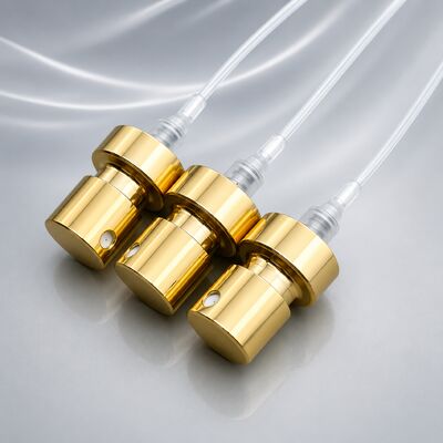 Mua Máy bơm nước hoa Golden Finish với công nghệ sương mù vi mô và con dấu Crimp an toàn cho nước hoa sang trọng sản xuất trực tuyến