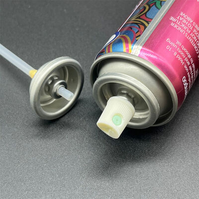 Dry Shampoo Spray Valve with Chemical-Resistant Seal for Starch & Silica Formulations