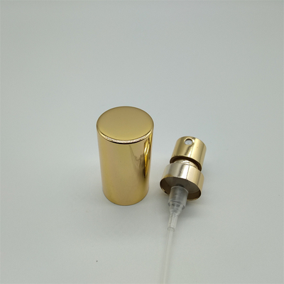 Máy bơm nước hoa màu vàng với nắp vàng hoặc bạc 21mm nước hoa sương mù phun