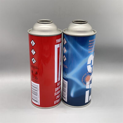 Vỏ lon bình ga butane rỗng có thành thẳng 65mm