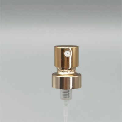 Máy bơm nước hoa bằng nhôm vàng với nắp 21mm Máy phun sương mù mịn