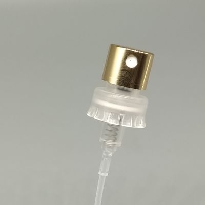 Máy phân phối bơm nước hoa vàng với niêm phong khóa an toàn cho chai nước hoa cao cấp