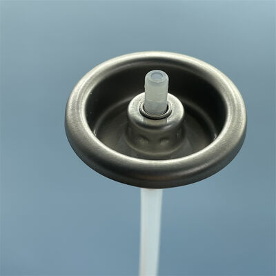 Innovative Aerosol Sunscreen Valve System with Precision Output Regulation, Secure Sealing, and 360° Spray Functionality