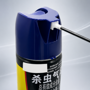 Nắp bình xịt nhựa 65mm có ống nối dài cho các ứng dụng phun mục tiêu